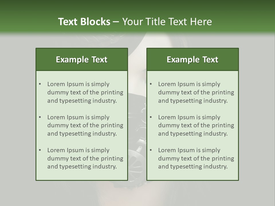 Stylish Brunette Creative PowerPoint Template