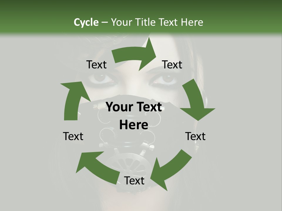 Stylish Brunette Creative PowerPoint Template