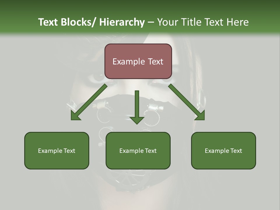 Stylish Brunette Creative PowerPoint Template