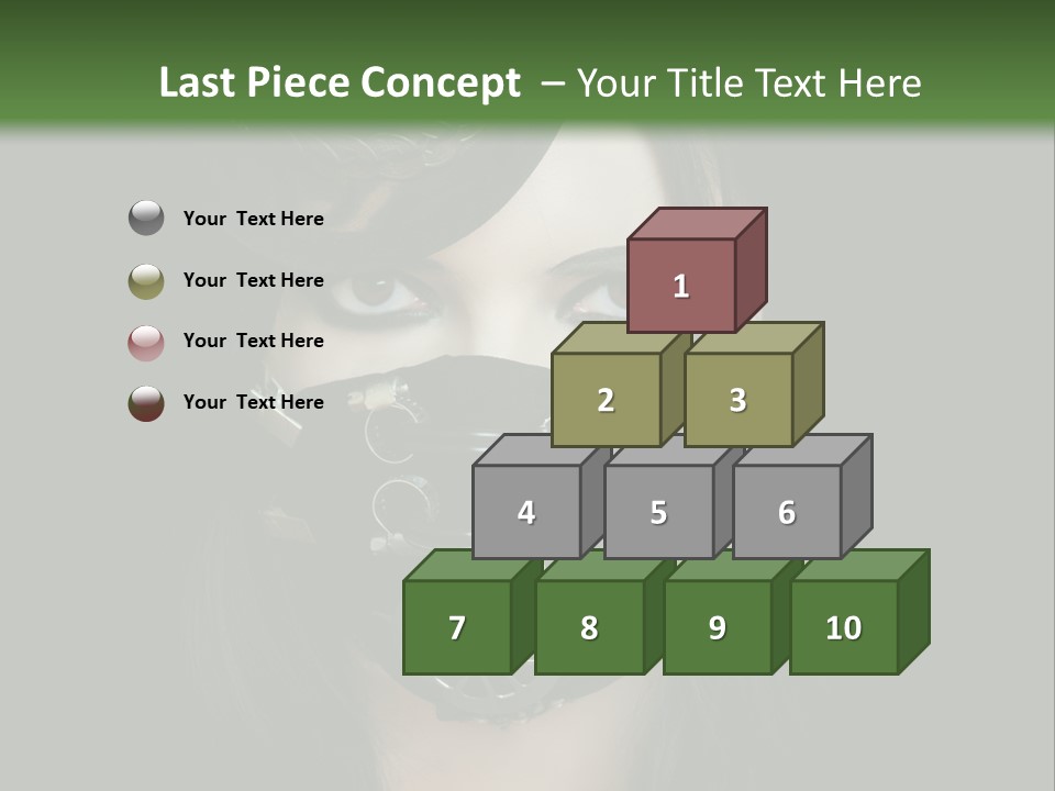 Stylish Brunette Creative PowerPoint Template