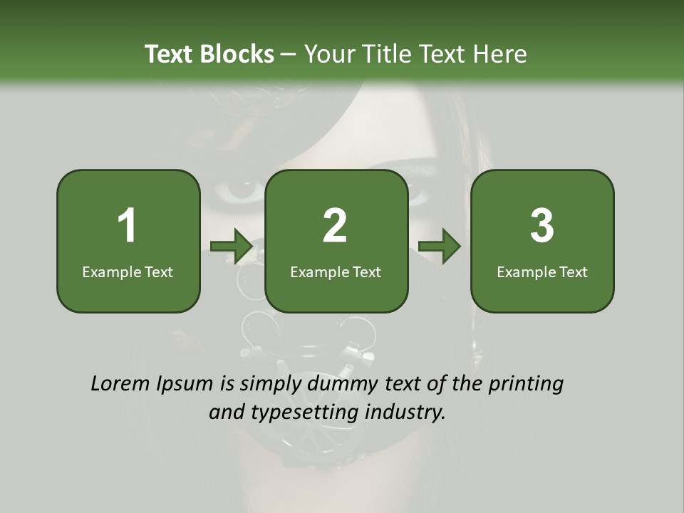 Stylish Brunette Creative PowerPoint Template