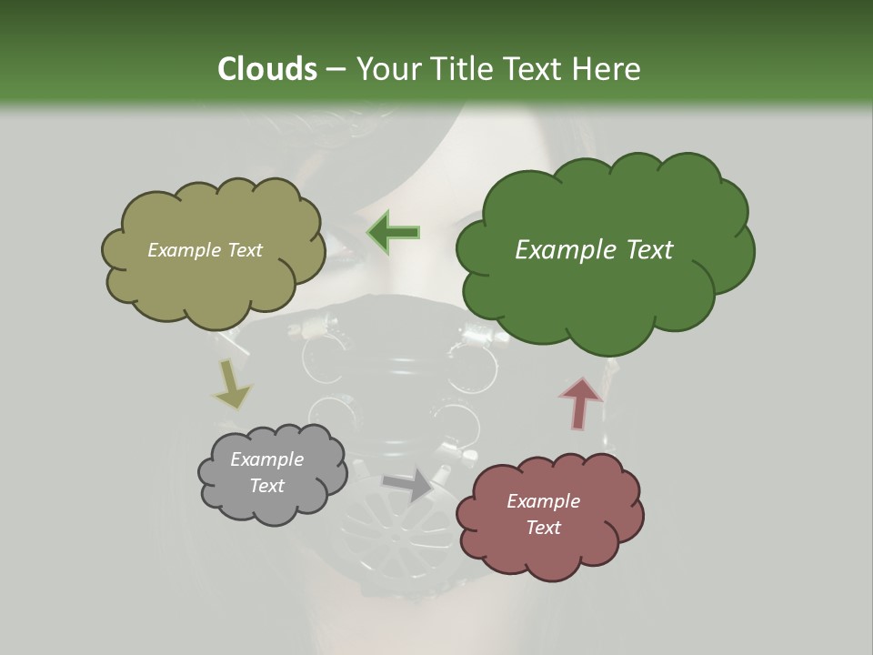 Stylish Brunette Creative PowerPoint Template