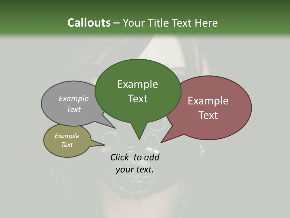 Stylish Brunette Creative PowerPoint Template