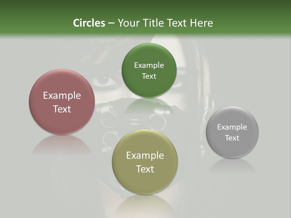 Stylish Brunette Creative PowerPoint Template