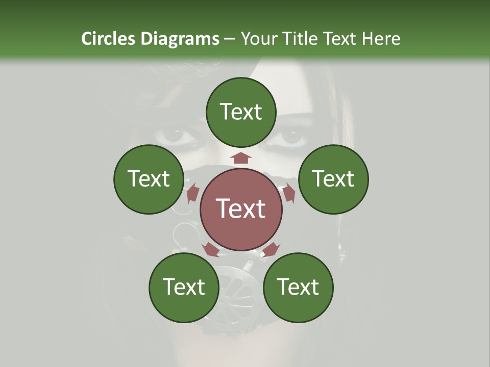 Stylish Brunette Creative PowerPoint Template