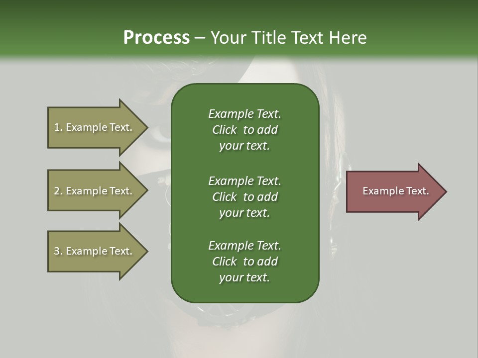 Stylish Brunette Creative PowerPoint Template