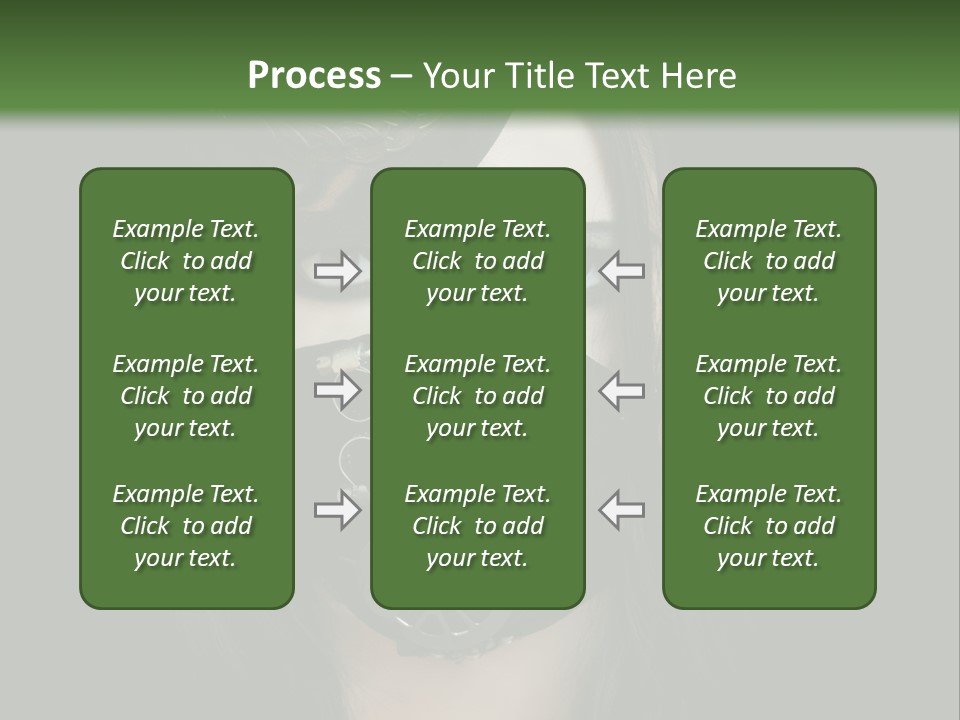 Stylish Brunette Creative PowerPoint Template