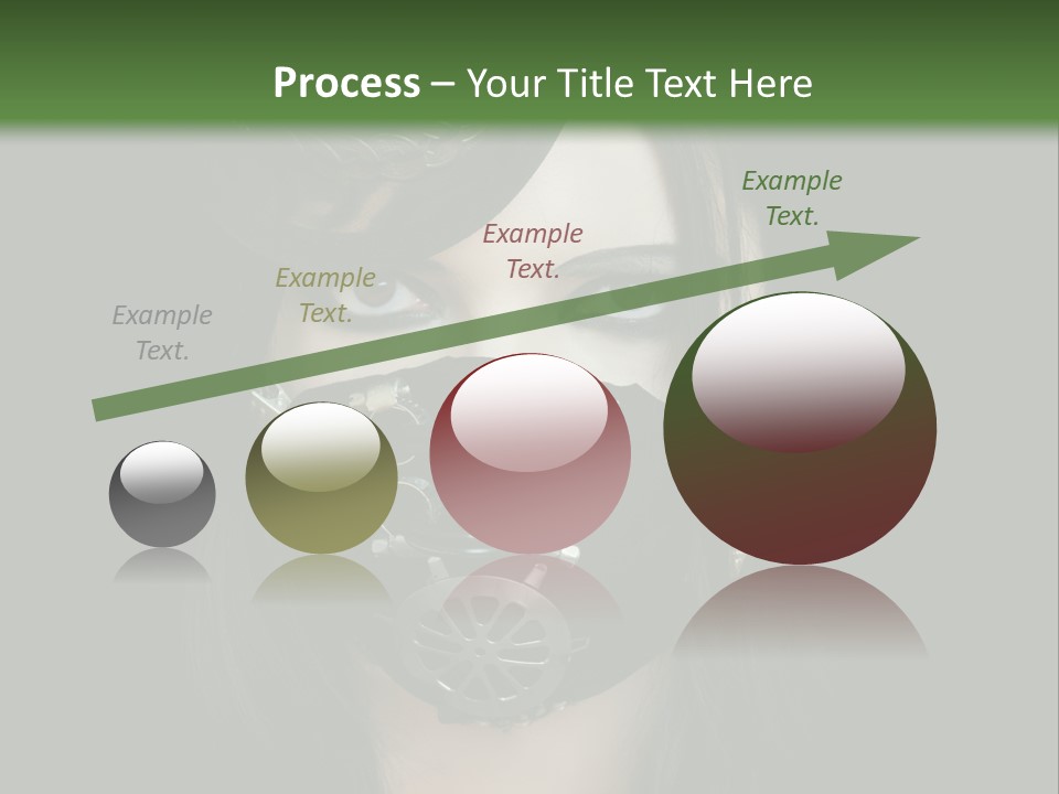 Stylish Brunette Creative PowerPoint Template