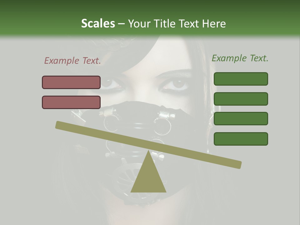 Stylish Brunette Creative PowerPoint Template