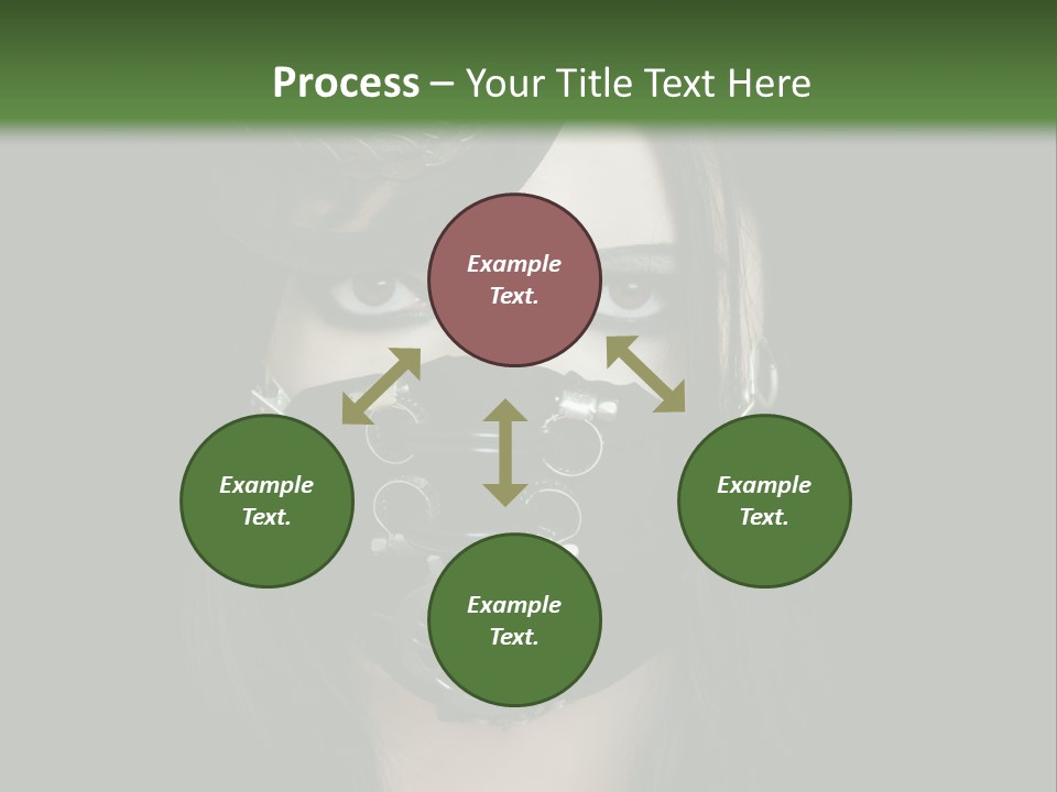 Stylish Brunette Creative PowerPoint Template