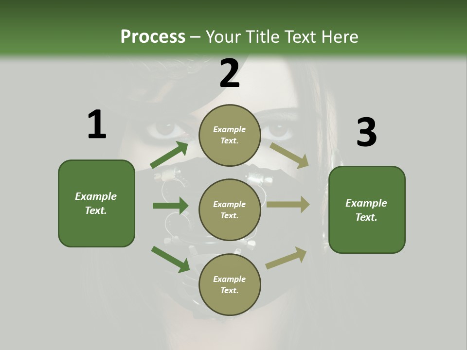 Stylish Brunette Creative PowerPoint Template