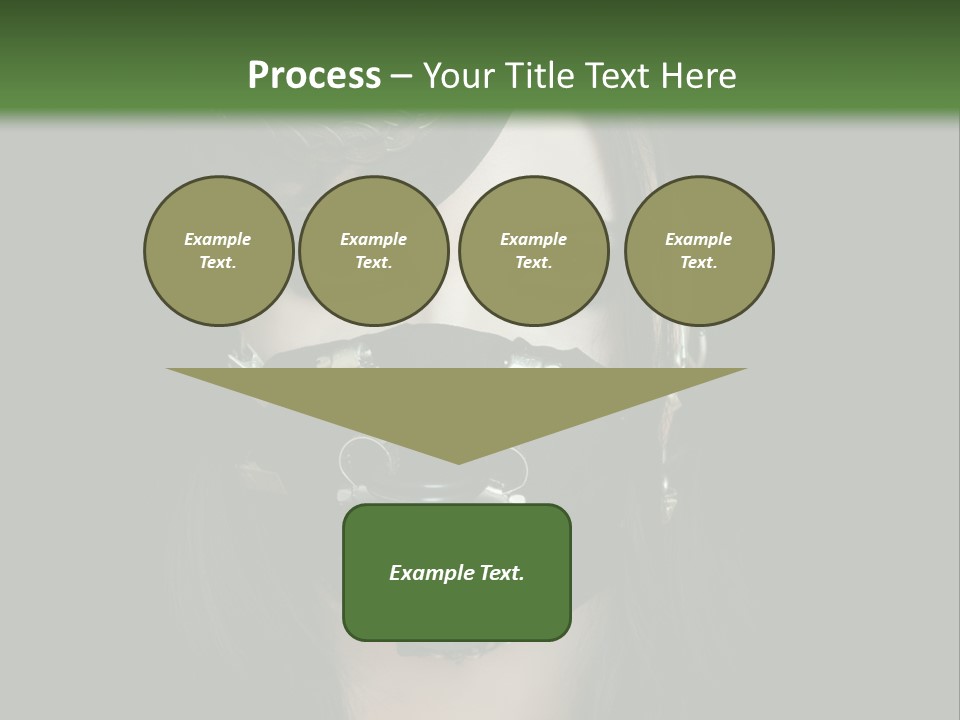 Stylish Brunette Creative PowerPoint Template