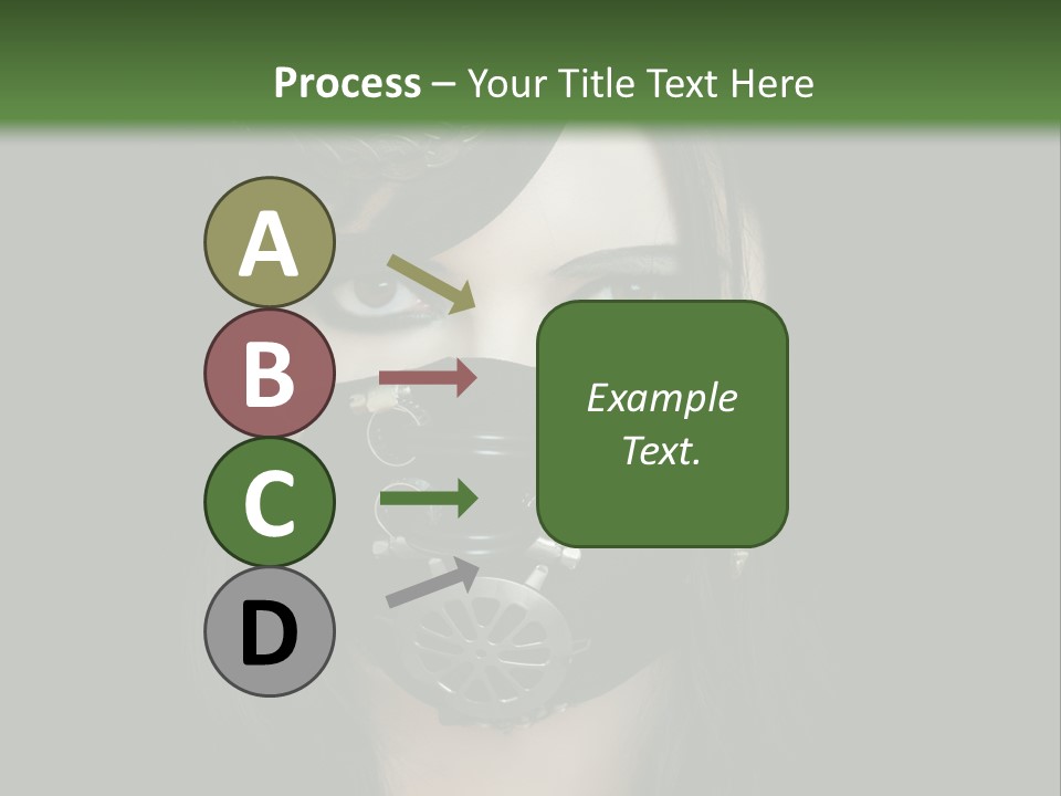 Stylish Brunette Creative PowerPoint Template