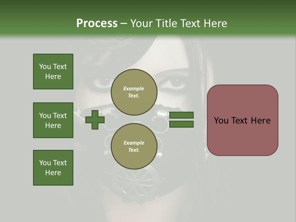 Stylish Brunette Creative PowerPoint Template