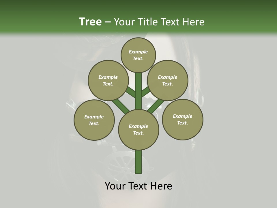 Stylish Brunette Creative PowerPoint Template