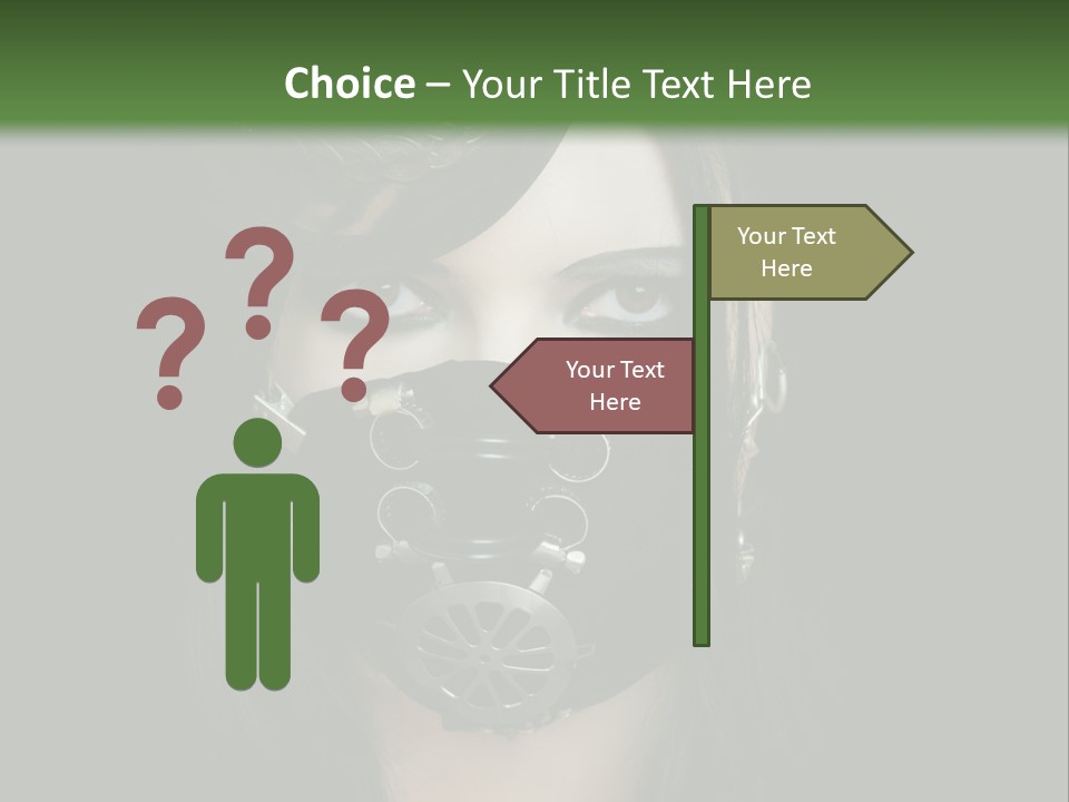 Stylish Brunette Creative PowerPoint Template