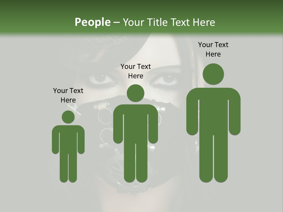 Stylish Brunette Creative PowerPoint Template