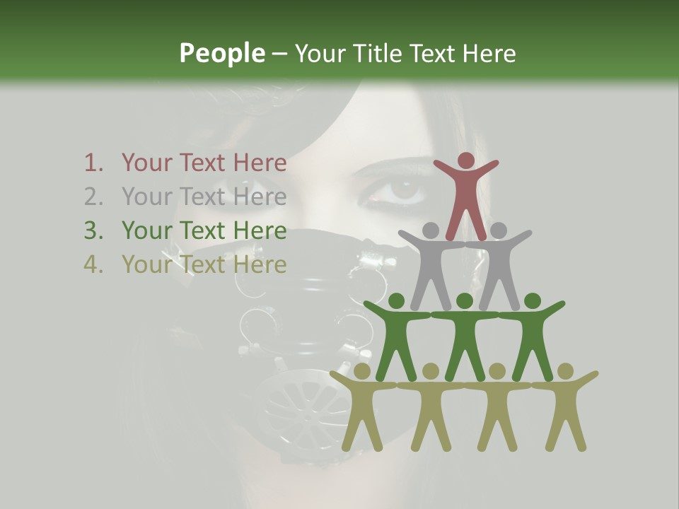 Stylish Brunette Creative PowerPoint Template