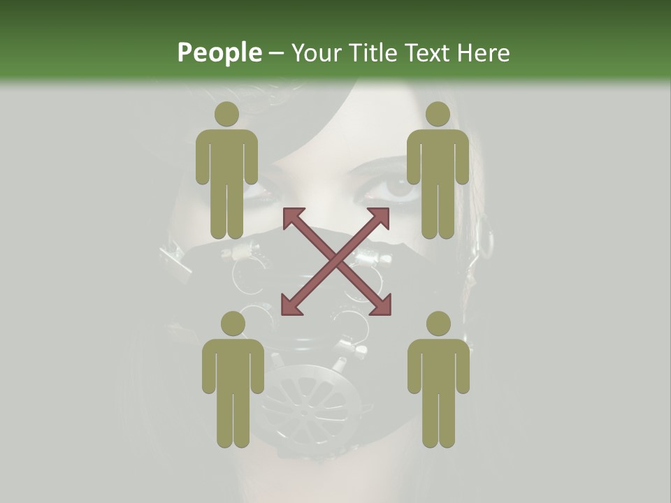 Stylish Brunette Creative PowerPoint Template