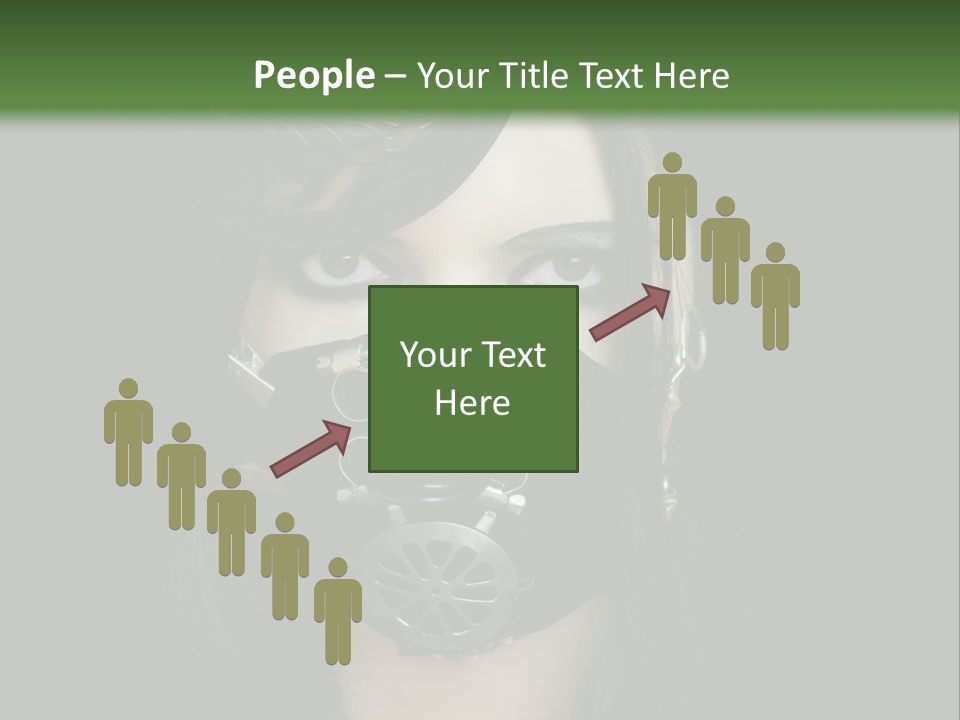 Stylish Brunette Creative PowerPoint Template