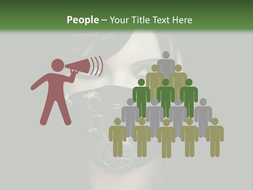 Stylish Brunette Creative PowerPoint Template