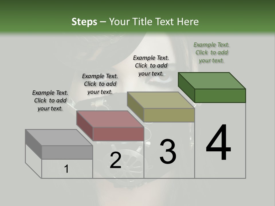 Stylish Brunette Creative PowerPoint Template