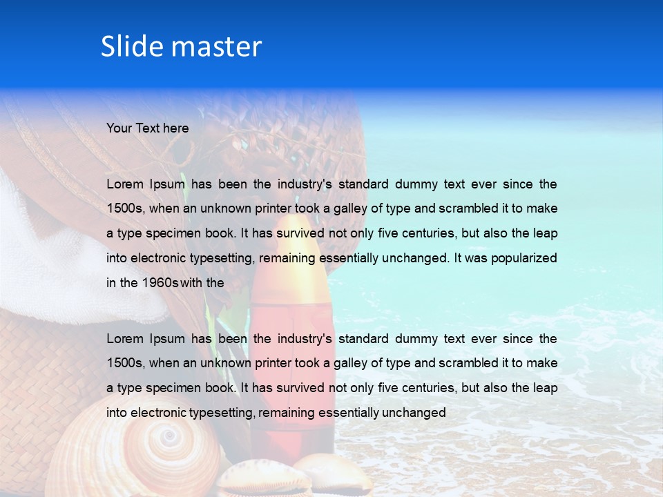 Skincare Beauty Close Up PowerPoint Template