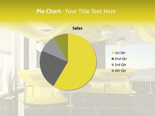 Chair Window White PowerPoint Template