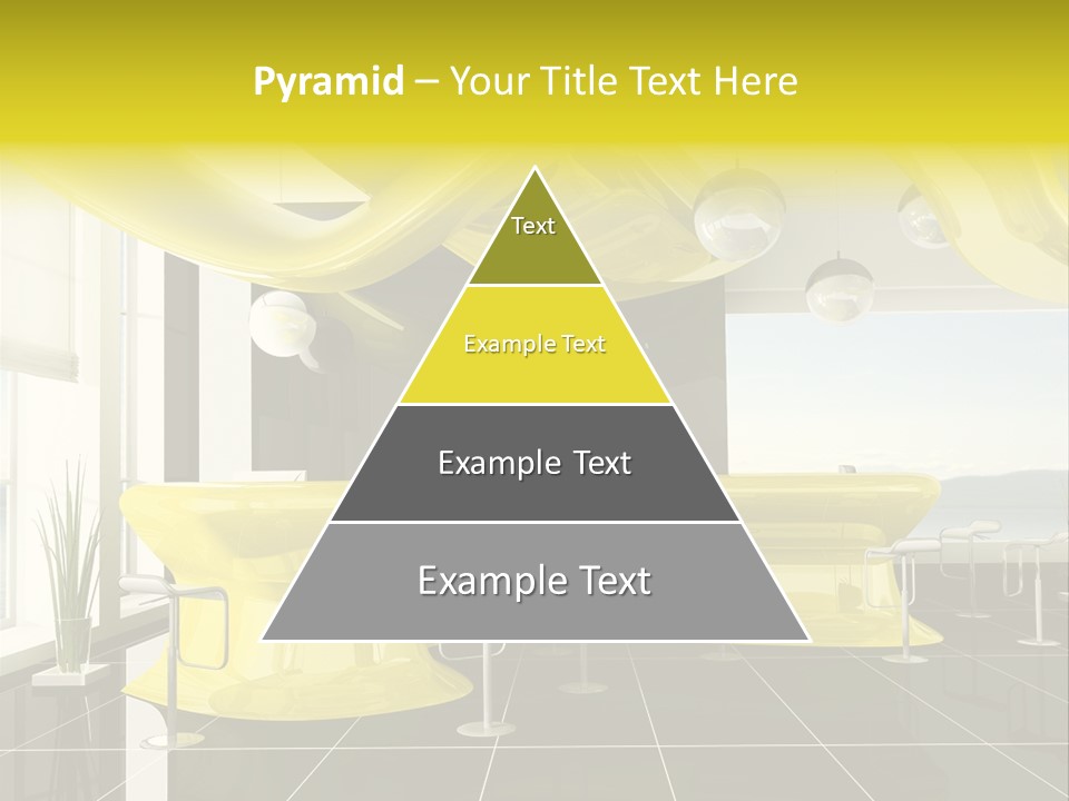 Chair Window White PowerPoint Template