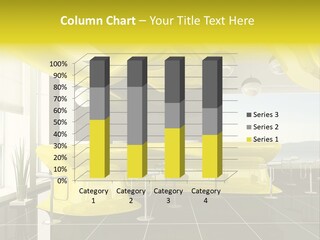 Chair Window White PowerPoint Template