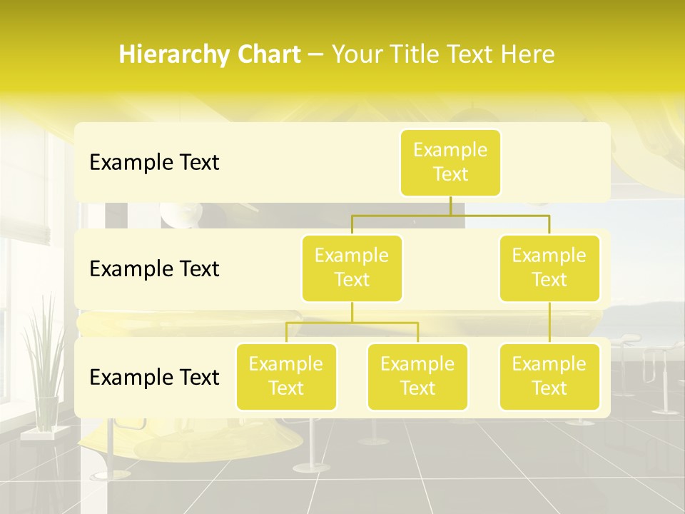 Chair Window White PowerPoint Template