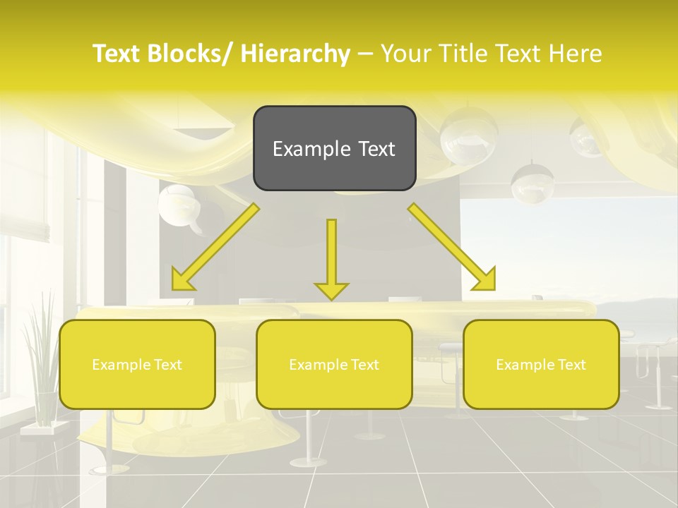 Chair Window White PowerPoint Template