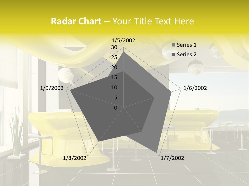 Chair Window White PowerPoint Template
