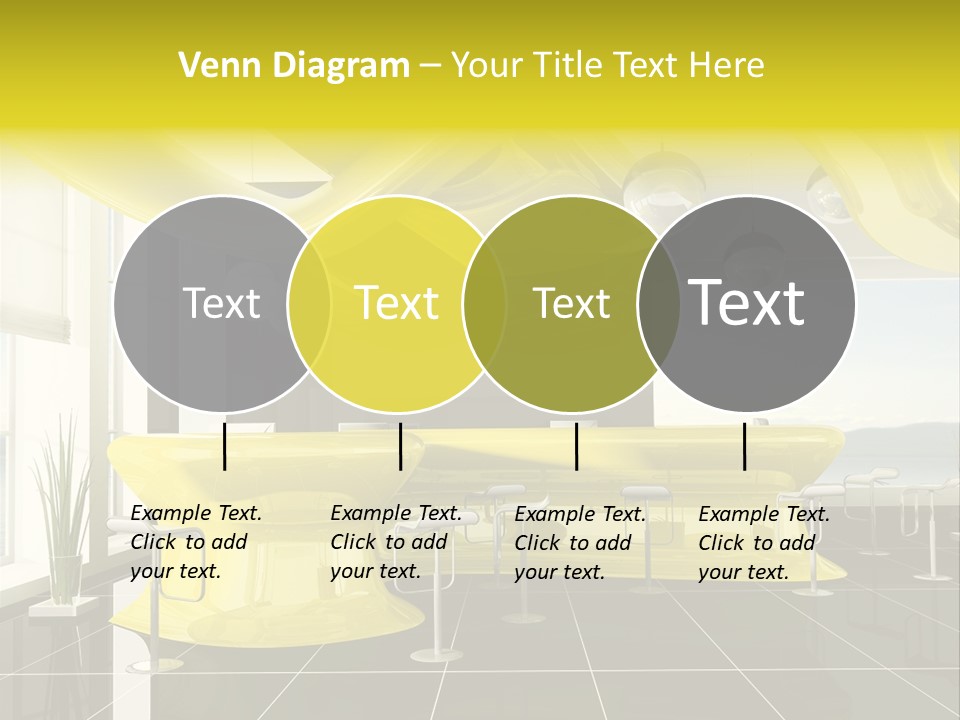 Chair Window White PowerPoint Template