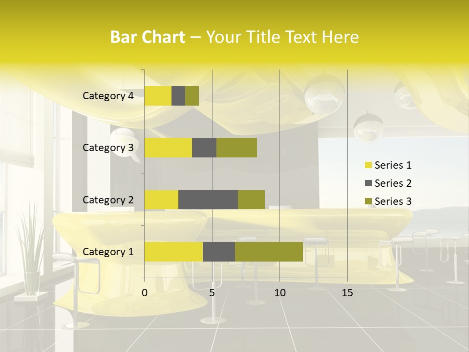 Chair Window White PowerPoint Template