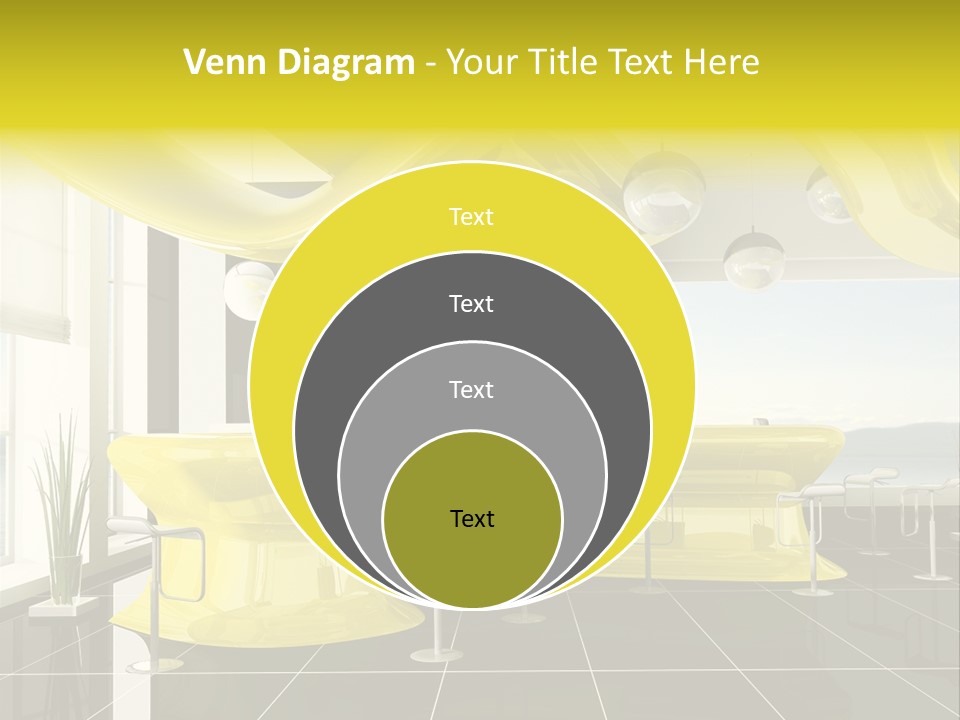 Chair Window White PowerPoint Template