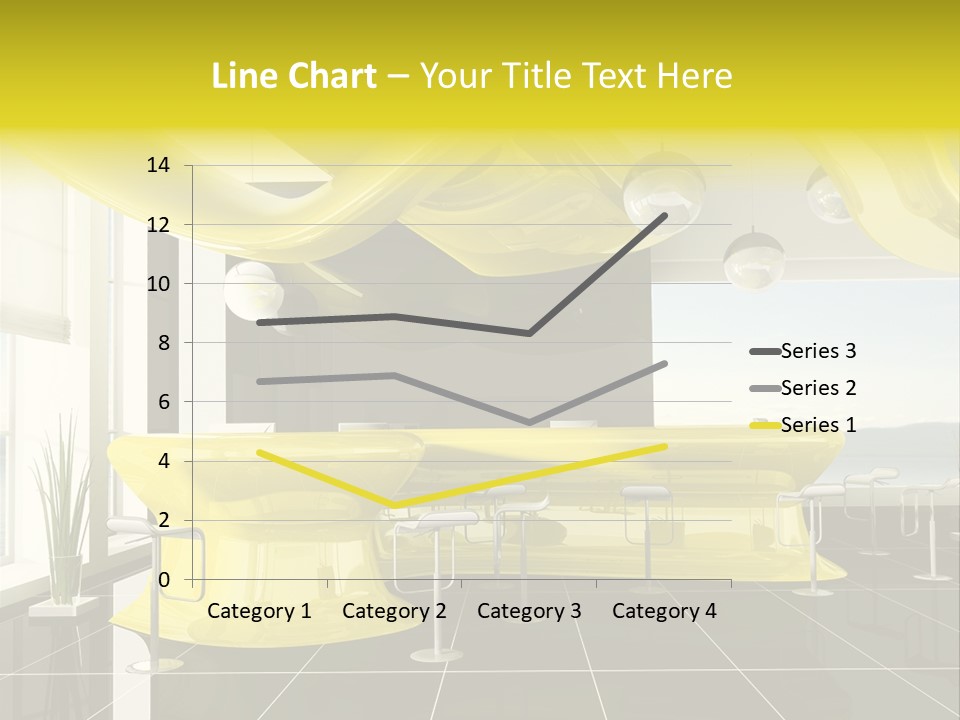 Chair Window White PowerPoint Template