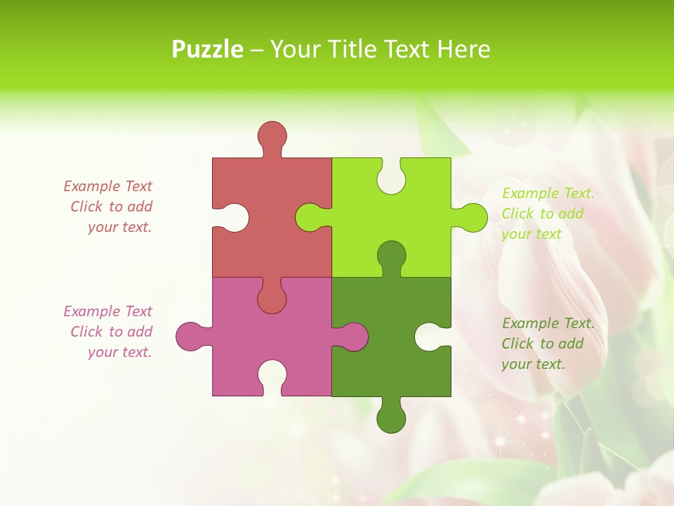 Decorate Flora Isolate PowerPoint Template