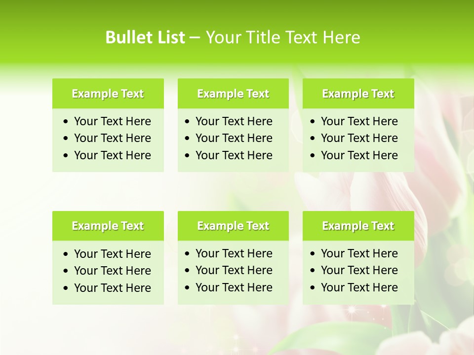Decorate Flora Isolate PowerPoint Template