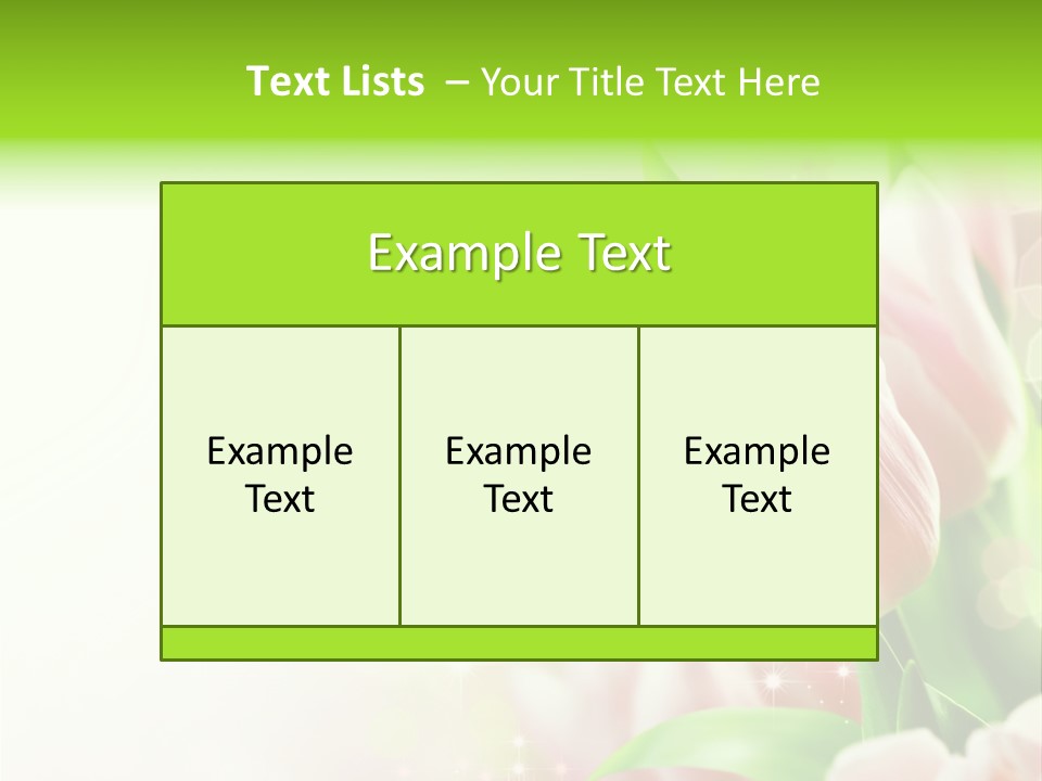 Decorate Flora Isolate PowerPoint Template