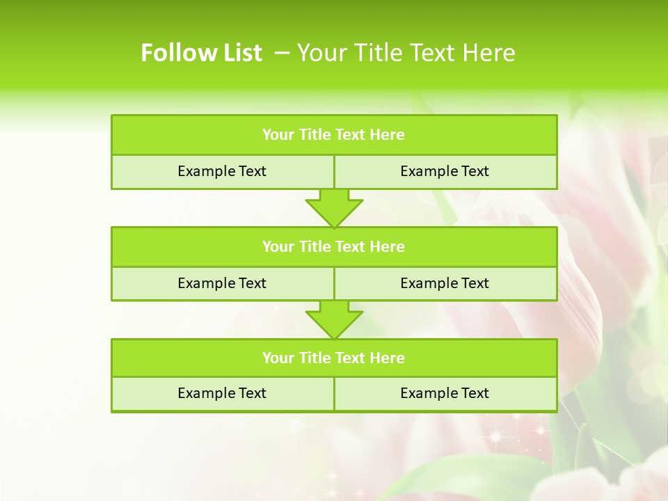 Decorate Flora Isolate PowerPoint Template