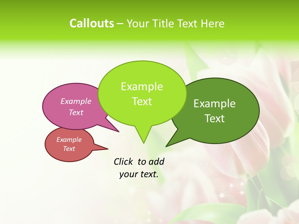 Decorate Flora Isolate PowerPoint Template