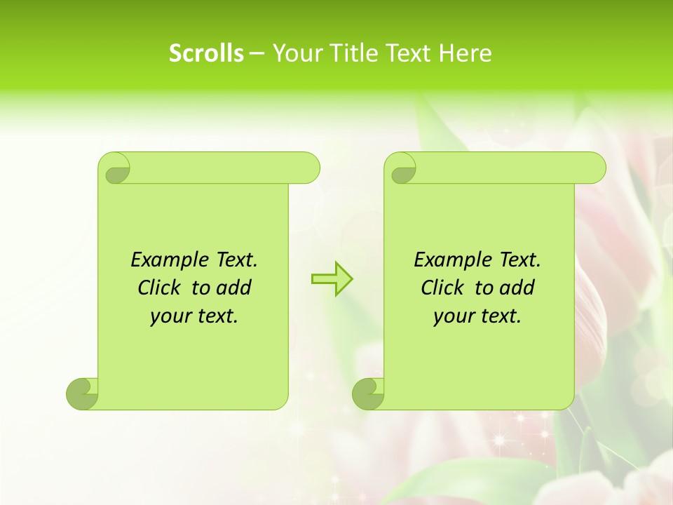 Decorate Flora Isolate PowerPoint Template
