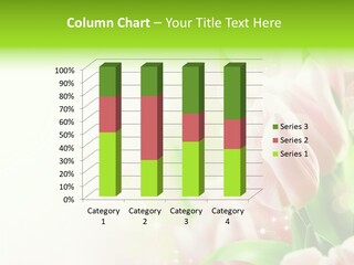 Art Tulip Background PowerPoint Template