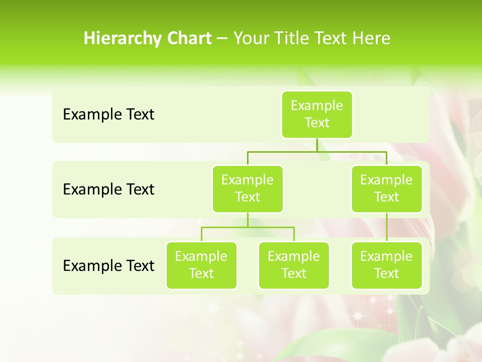 Art Tulip Background PowerPoint Template