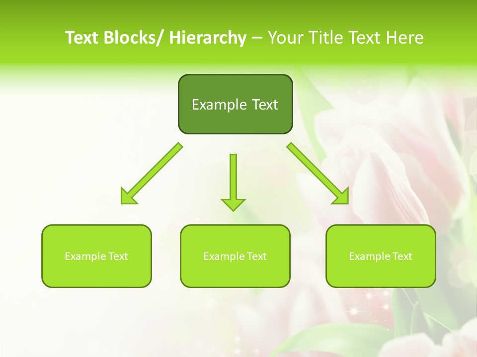 Art Tulip Background PowerPoint Template