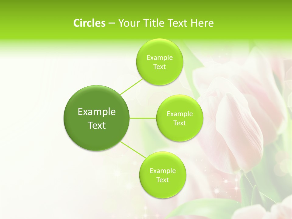 Art Tulip Background PowerPoint Template