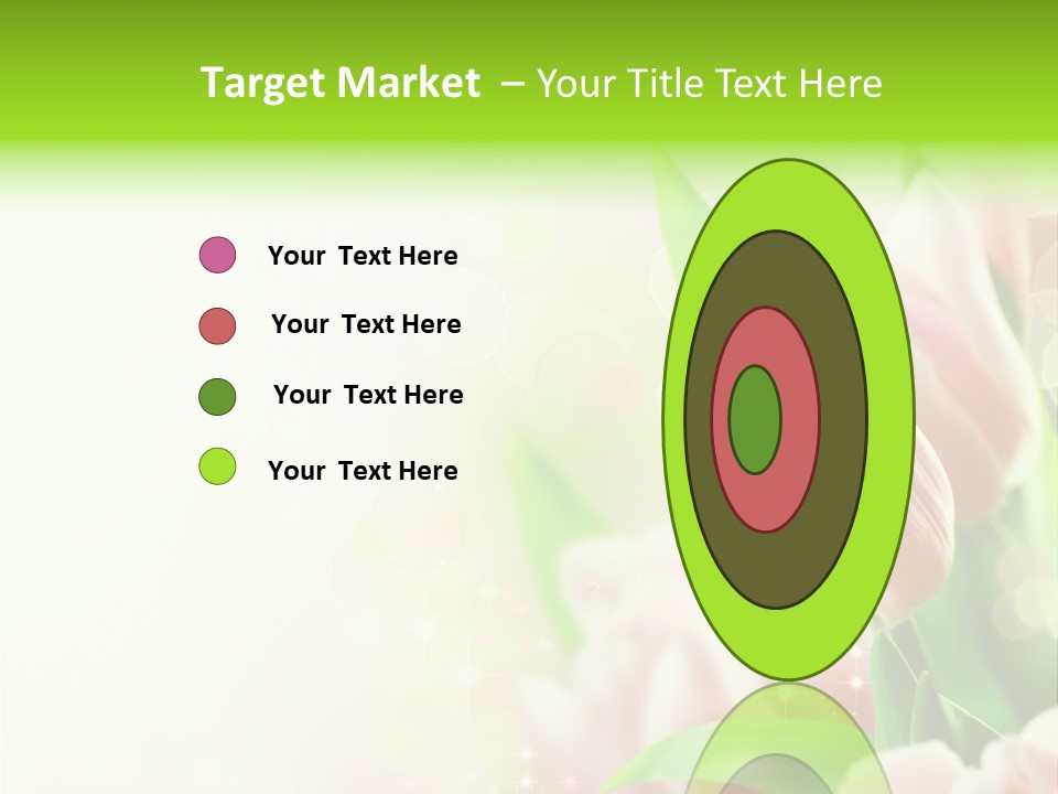 Art Tulip Background PowerPoint Template