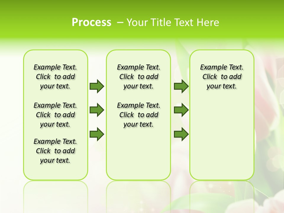 Art Tulip Background PowerPoint Template