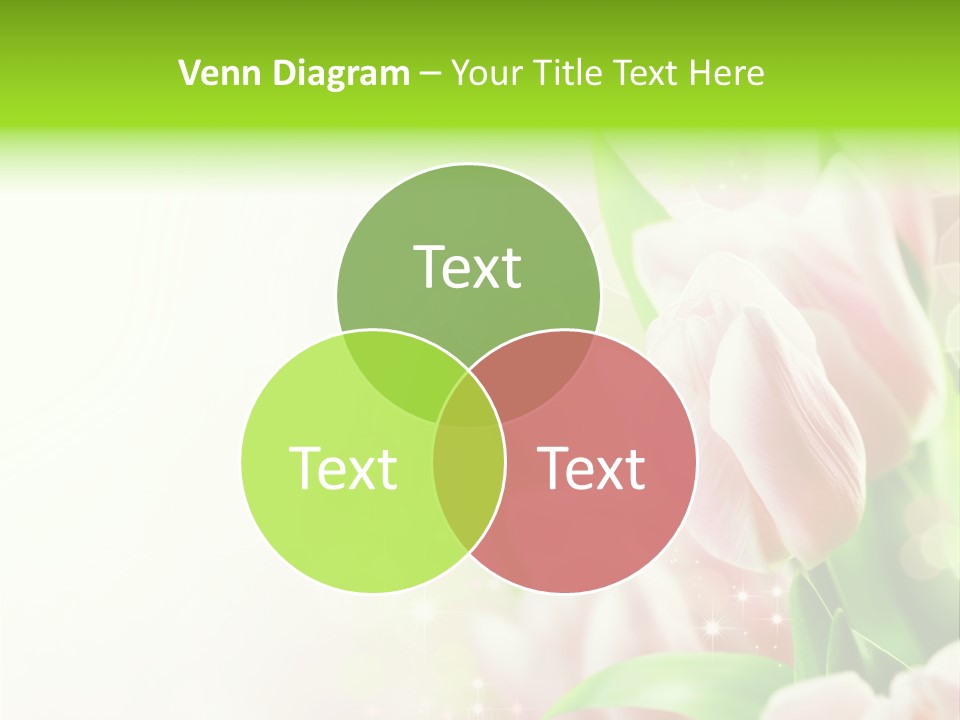 Art Tulip Background PowerPoint Template